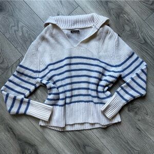 Cashmere and Wool‎ Oversized striped knit sweater